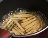 テリテリ♪豚肉ごぼう巻き☆蓮根添え作り方2写真