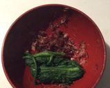 [鍋の余りを]春菊のおひたし[弁当に]作り方2写真