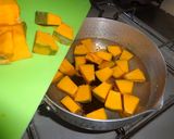 最速のかぼちゃの味噌汁作り方7写真