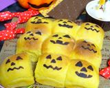 カボチャちぎりパン☆ハロウィンカボチャ作り方18写真