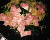 ほうれん草とベーコンのパスタ♡作り方4写真