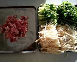 さっと簡単☆豆苗とえのきのバタポン炒め作り方1写真