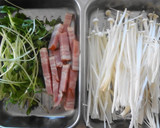長ひじきとエノキのひょろりんパスタ作り方2写真