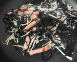 長ひじきとエノキのひょろりんパスタ作り方3写真