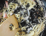 長ひじきとエノキのひょろりんパスタ作り方5写真