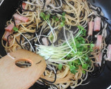 長ひじきとエノキのひょろりんパスタ作り方6写真