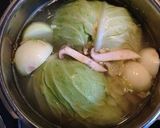 巻かないロールキャベツ 丸ごとキャベツ作り方5写真
