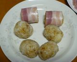 美味しい♡ベーコン巻きおにぎり作り方2写真
