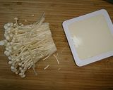★えのきの簡単味噌汁★作り方1写真
