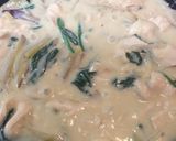 鶏むね肉とさつま芋のクリーム煮作り方12写真