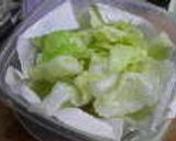 さくさく鶏としゃきしゃきレタス作り方1写真