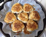 焼き肉のたれで焼きおにぎり作り方4写真