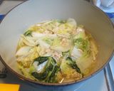 白菜とツナの煮物（あんかけ）作り方4写真