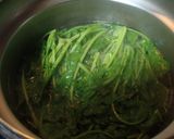 大根の間引き菜で…味噌ワサビ和え作り方1写真