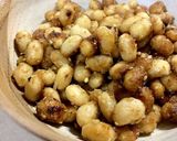 とっても簡単！蒸し大豆の甘辛コロコロ作り方4写真