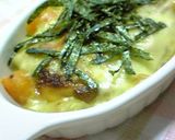 かぼちゃと大豆の和風味噌グラタン作り方9写真