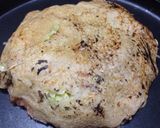 チーズとろりんカリカリ！広島風お好み焼き作り方4写真