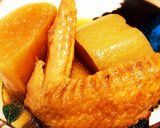 鶏手羽と大根のこってり煮作り方15写真