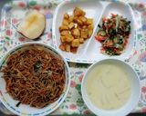 給食menu＊キャベツの酢の物作り方4写真