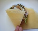 軽食に☆米粉クレープのハムチーズ作り方10写真