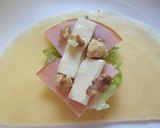 軽食に☆米粉クレープのハムチーズ作り方13写真