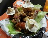 ハロウィン限定★唐揚げ山のお化け達★作り方11写真