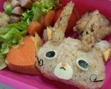 キャラ弁♬妖怪ウォッチ　∮コマじろう∮作り方6写真