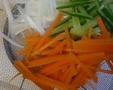 お野菜と温泉卵の♪ヘルシービビンバ作り方4写真