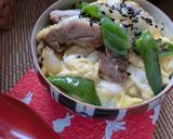 食べ応えアリ！　⋆焼き親子丼。作り方10写真