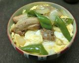 食べ応えアリ！　⋆焼き親子丼。作り方9写真