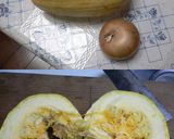 そうめんかぼちゃのサラダ作り方1写真