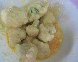 カリフラワーをフライにしてカツ丼もどきに作り方4写真