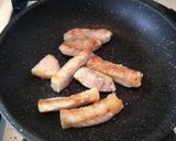 簡単！カラフルご飯✿バルサミコ酢ポーク丼作り方9写真