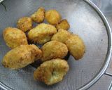 カリフラワーをフライにしてカツ丼もどきに作り方6写真