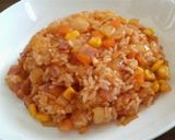 炊飯器で簡単ケチャップライス作り方3写真