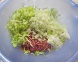 キャベツと豆腐のメンチカツ作り方1写真