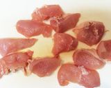 鶏ムネ肉のゴマ味噌マヨ炒め作り方2写真