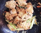 鶏ムネ肉のゴマ味噌マヨ炒め作り方7写真