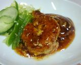 ふわふわ♪豆腐ハンバーグ☆照り焼き味☆作り方10写真