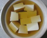 とろろ昆布で食べる温か湯豆腐作り方2写真