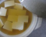 とろろ昆布で食べる温か湯豆腐作り方3写真