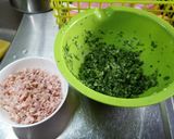 せりとベーコンのふりかけ作り方1写真