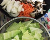 冷蔵庫の残り野菜消費☆濃く旨焼きそば作り方1写真