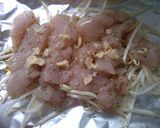 節約! 鶏肉 もやしの ホイル蒸し 塩味作り方4写真