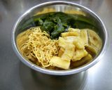 切干大根、わかめ、薄揚げのお味噌汁作り方1写真
