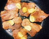 骨付きカルビのガーリック焼き作り方3写真