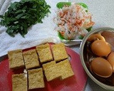 揚げとカニカマとニラ玉子とじ作り方1写真