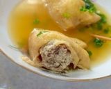 豆腐と挽肉と卵で油揚げの包み煮作り方17写真
