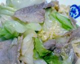 簡単☆キャベツとひき肉の味噌炒め作り方5写真
