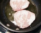 ハーブ塩で味付けて、メカジキのムニエルを作り方3写真